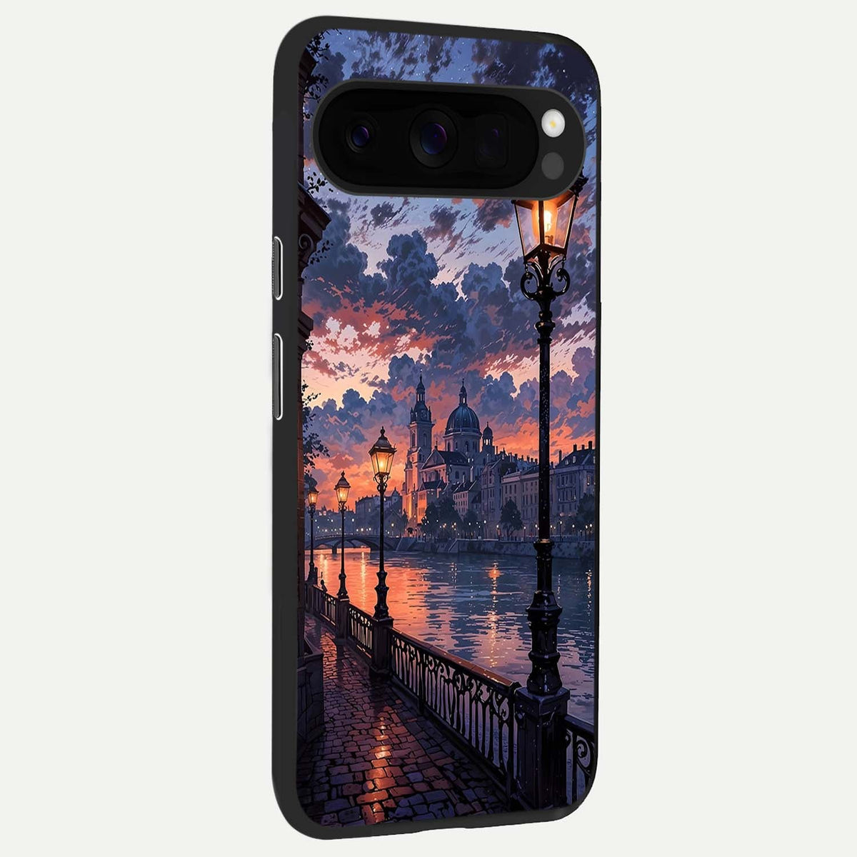  Twilight River Lights back cover For Google Pixel 10 Pro XL slim fit glass case with vibrant aesthetic design