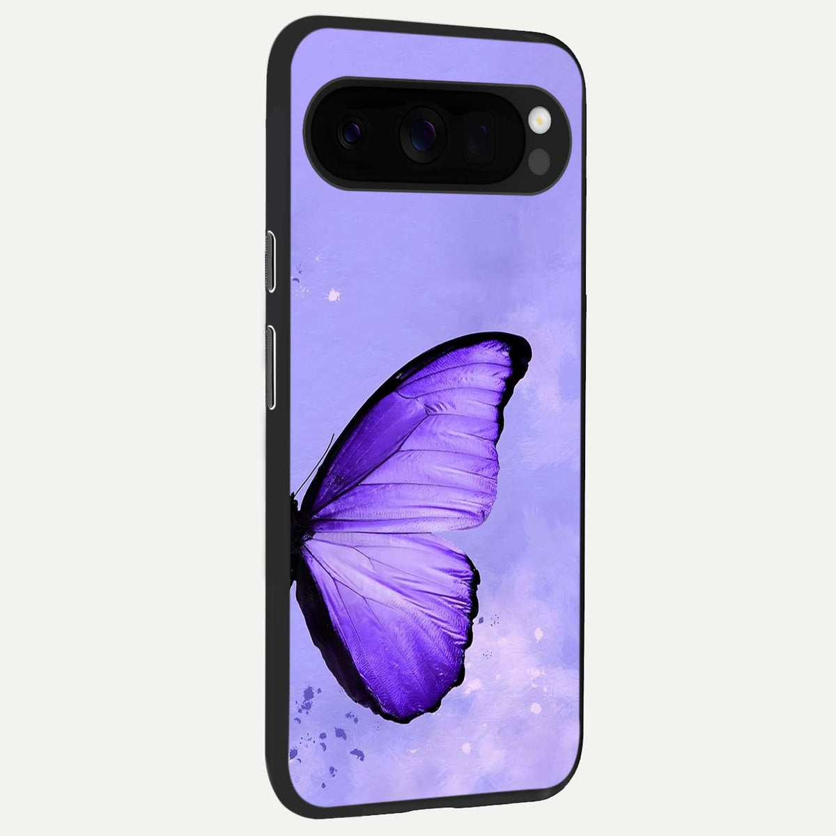  Violet Dream Wing back cover For Google Pixel 10 Pro XL slim fit glass case with vibrant aesthetic design