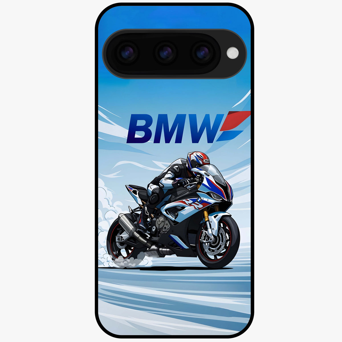  BMW Power Drift Glass Case For Google Pixel 11 back cover – full design glossy printed glass finish
