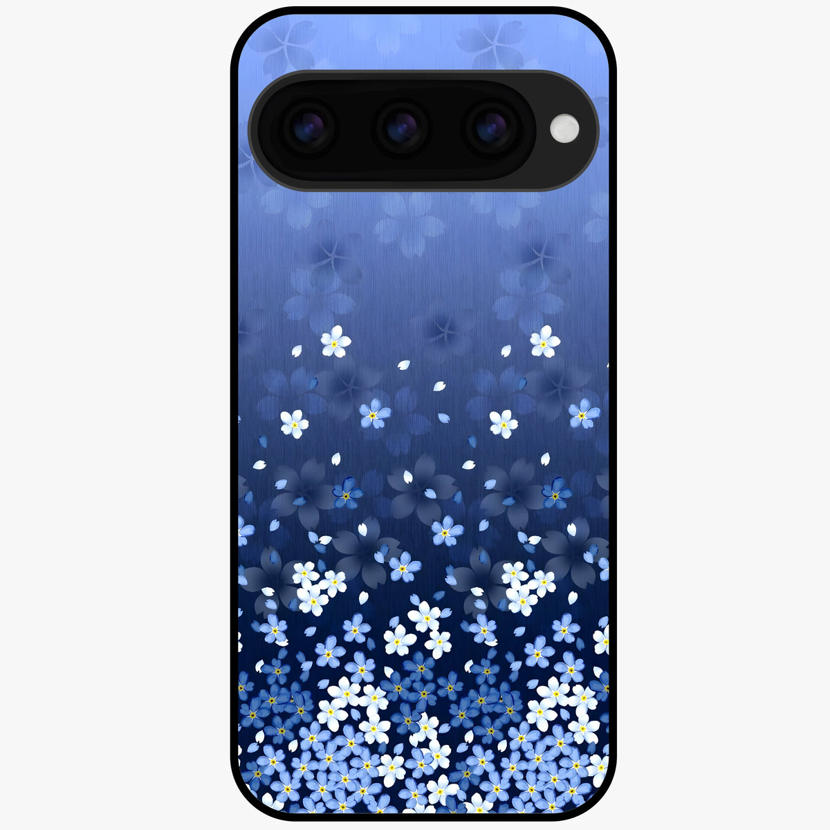  Blue Starry Glass Case For Google Pixel 11 back cover – full design glossy printed glass finish