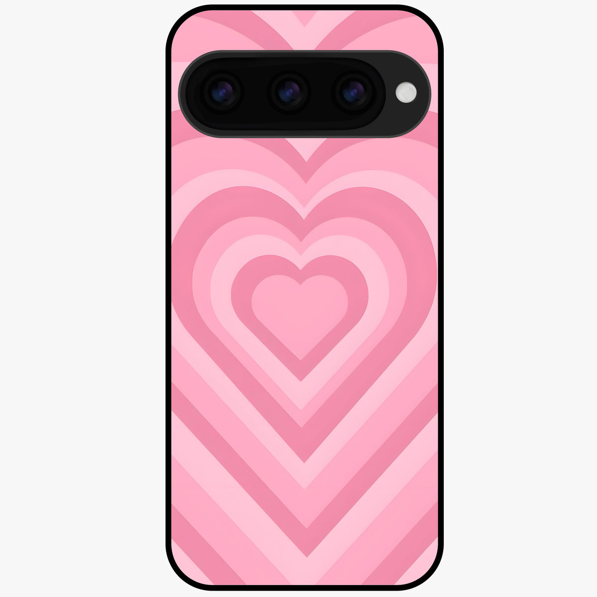  Blush Heart Waves Glass Case For Google Pixel 11 back cover – full design glossy printed glass finish
