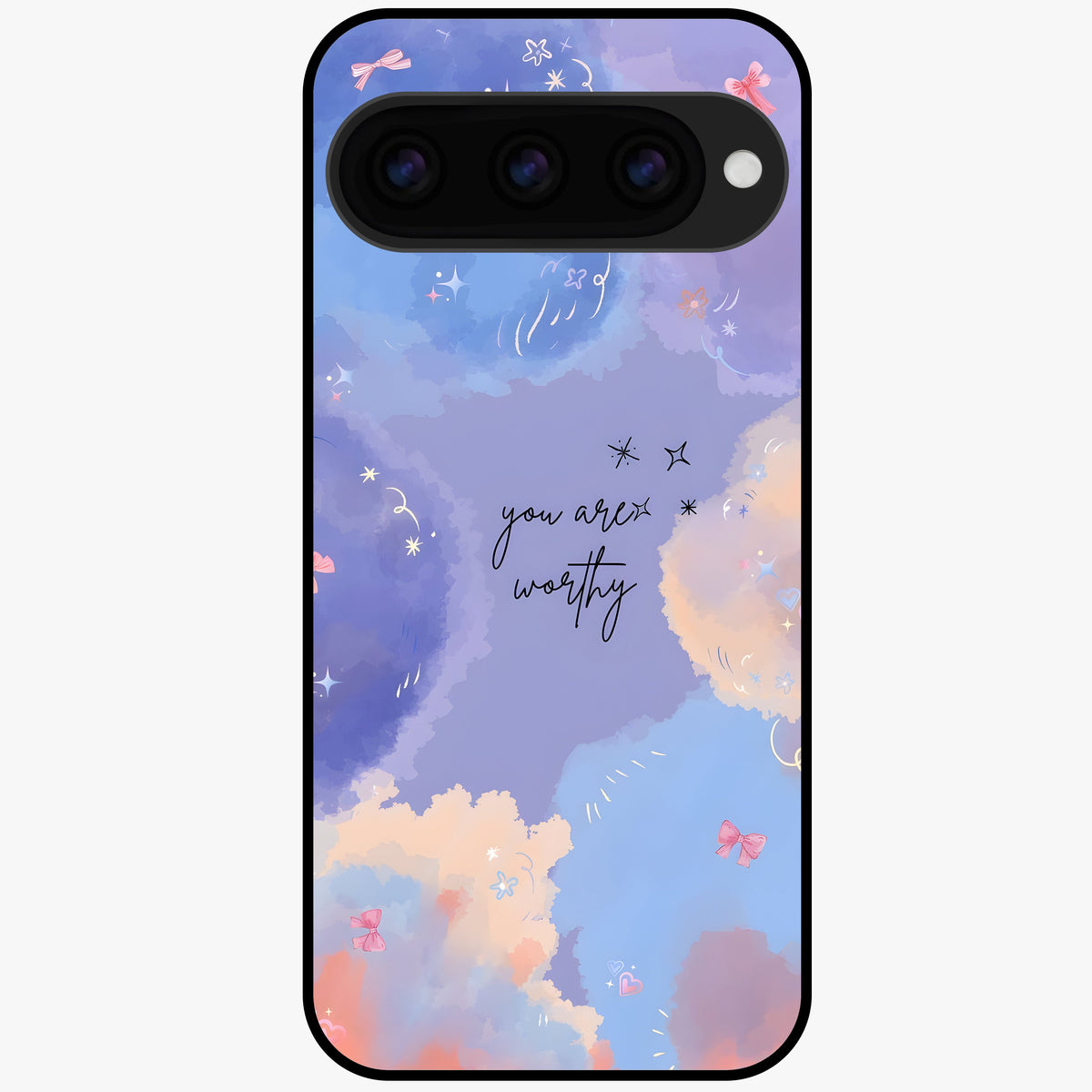  Celestial Cloud Magic Glass Case For Google Pixel 11 back cover – full design glossy printed glass finish