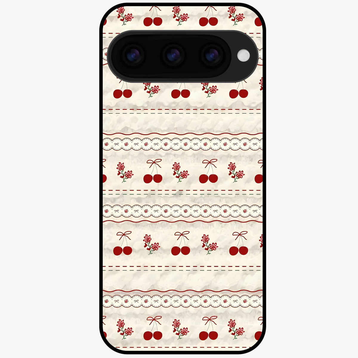  Cherry Bloom Charm Glass Case For Google Pixel 11 back cover – full design glossy printed glass finish