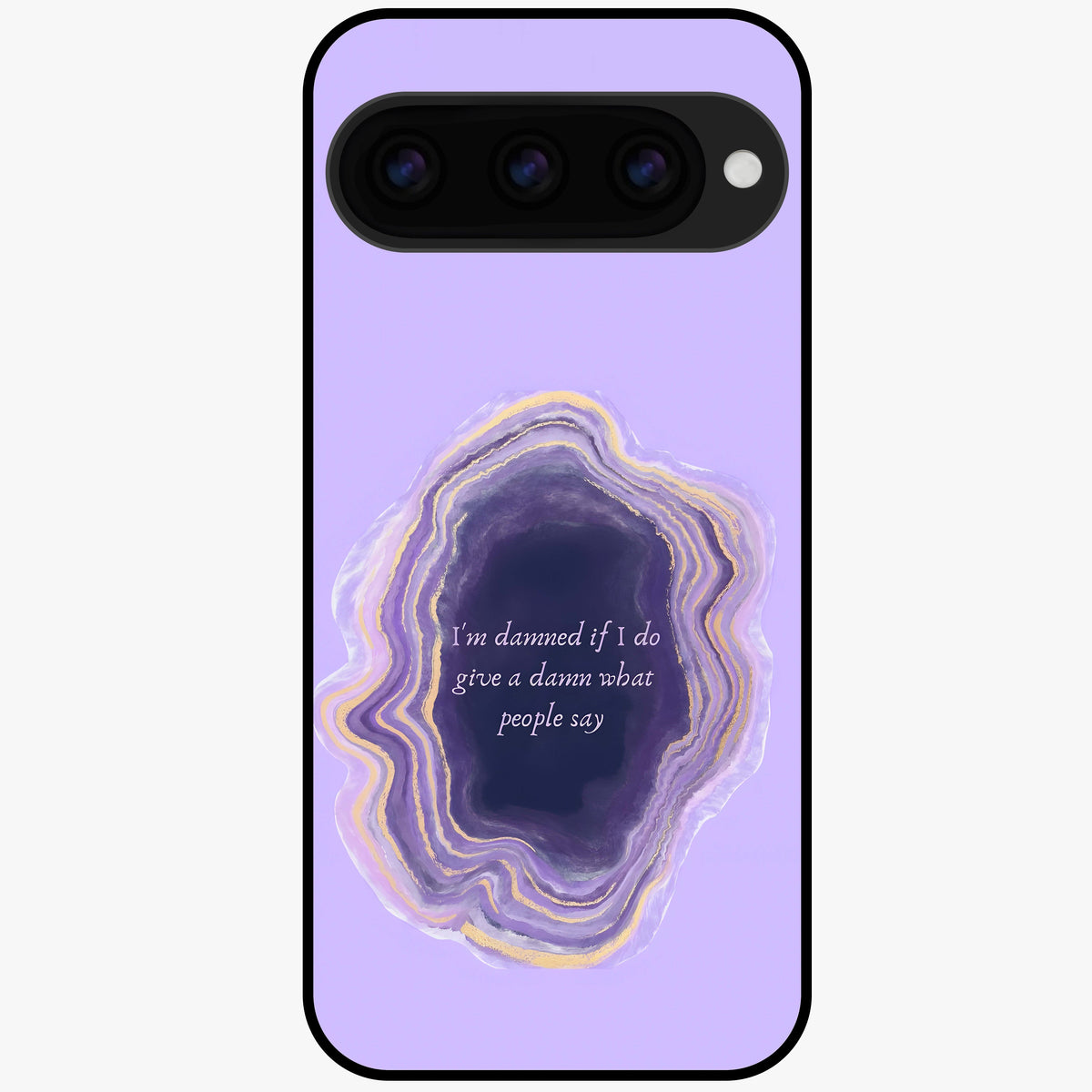  Damned People Quote Glass Case For Google Pixel 11 back cover – full design glossy printed glass finish
