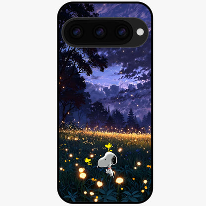  Firefly Meadow Magic Glass Case For Google Pixel 11 back cover – full design glossy printed glass finish
