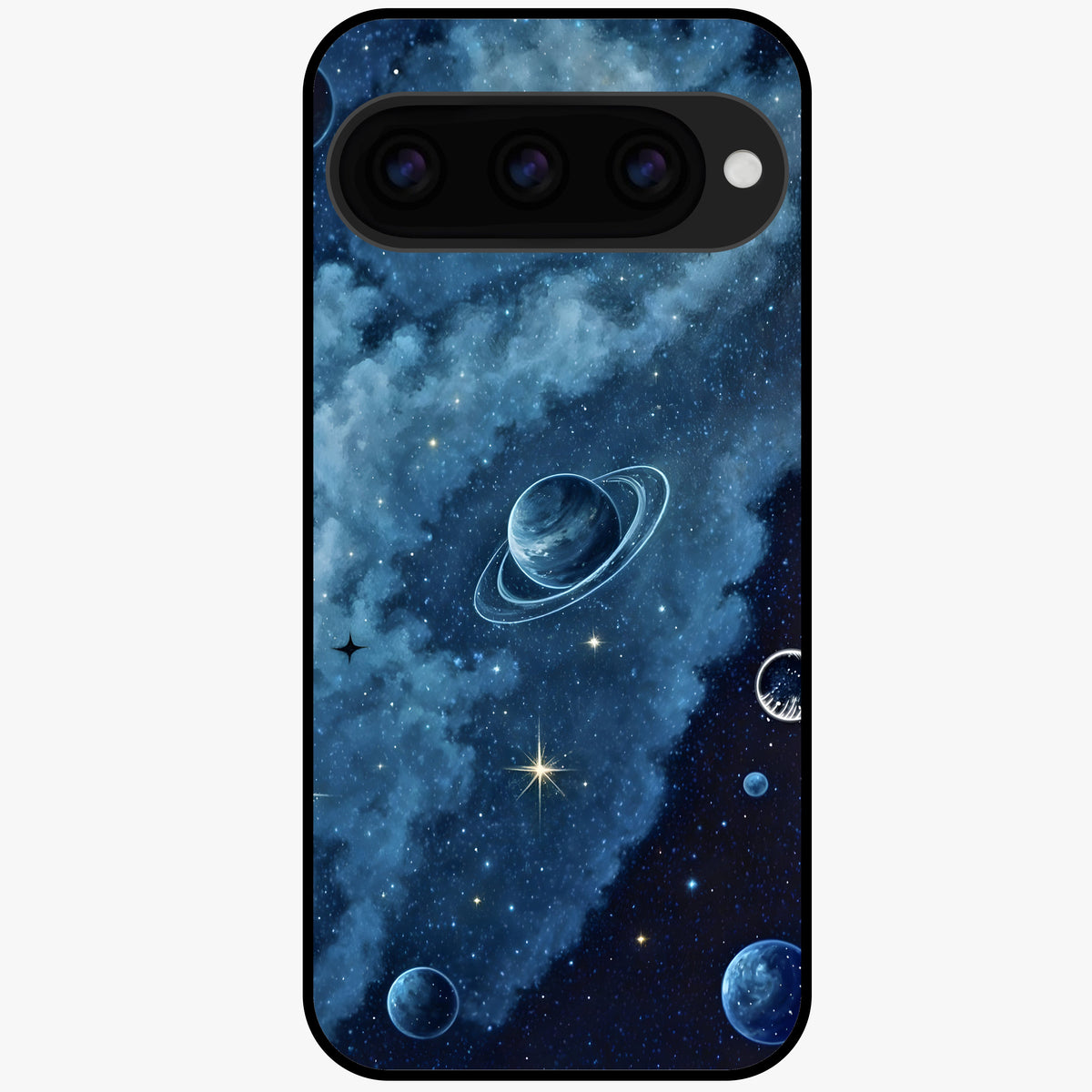  Galaxy Dream Space Glass Case For Google Pixel 11 back cover – full design glossy printed glass finish