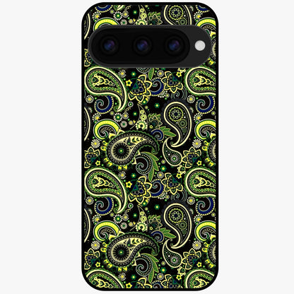  Green Kawasaki Glass Case For Google Pixel 11 back cover – full design glossy printed glass finish