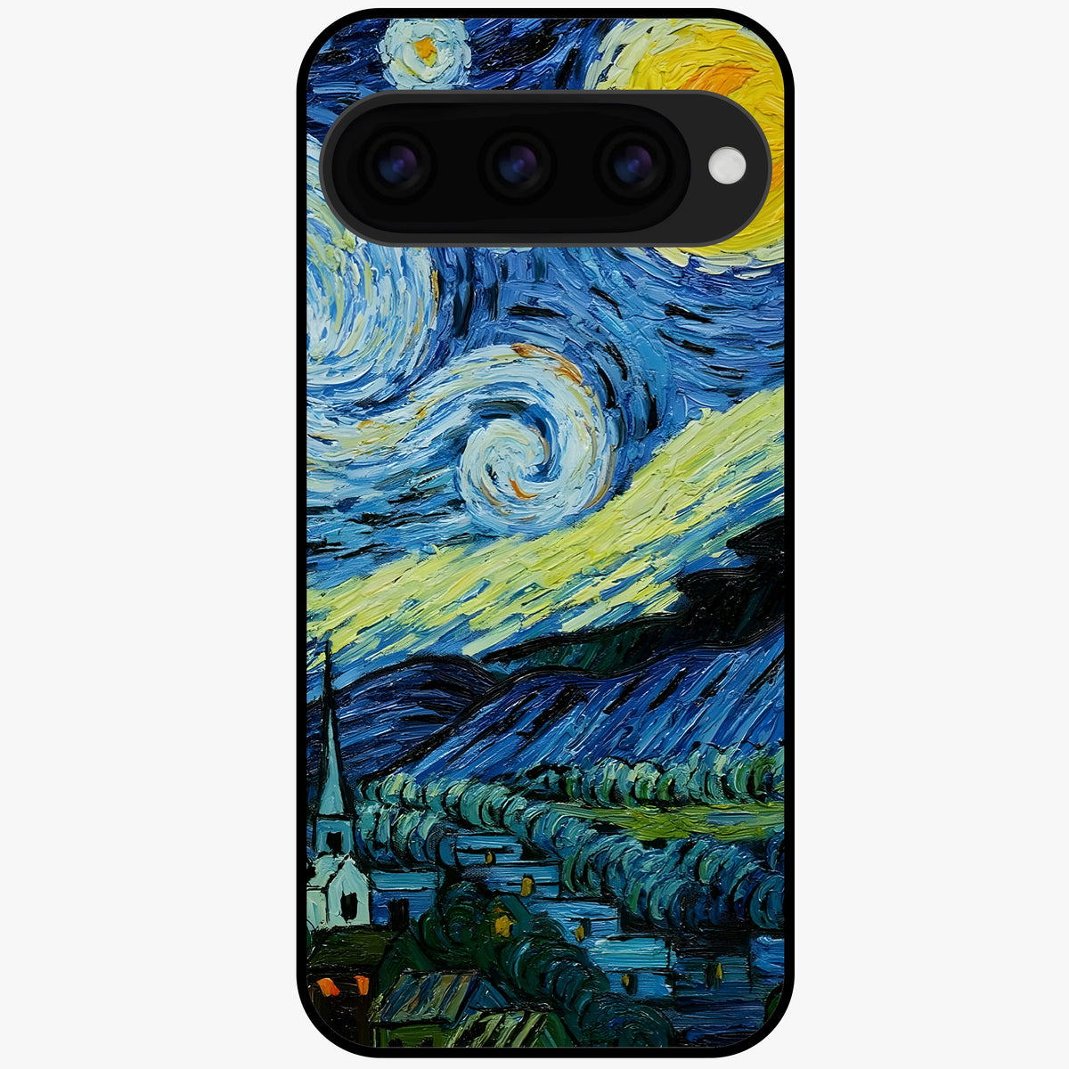  Inspired Van Gogh Art Glass Case For Google Pixel 11 back cover – full design glossy printed glass finish