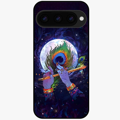  Krishna Hands Art Glass Case For Google Pixel 11 back cover – full design glossy printed glass finish