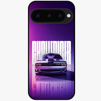  Midnight Muscle Ride Glass Case For Google Pixel 11 back cover – full design glossy printed glass finish