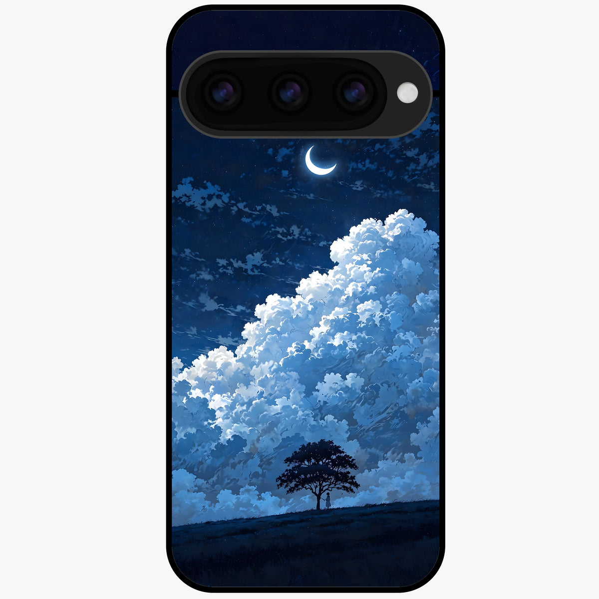  Midnight Sky Serenity Glass Case For Google Pixel 11 back cover – full design glossy printed glass finish
