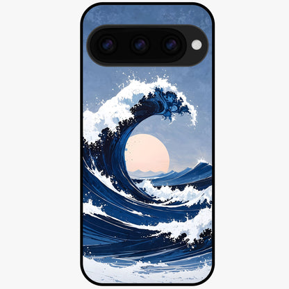  Rising Tide Power Glass Case For Google Pixel 11 back cover – full design glossy printed glass finish