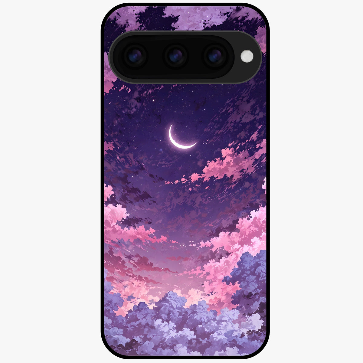  Sky Drift Clouds Glass Case For Google Pixel 11 back cover – full design glossy printed glass finish