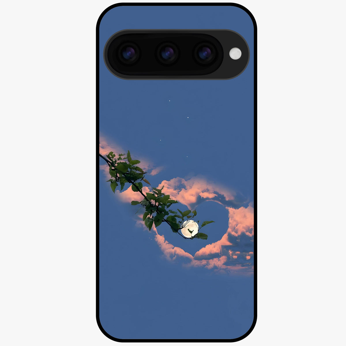  Sky Under Tree Glass Case For Google Pixel 11 back cover – full design glossy printed glass finish