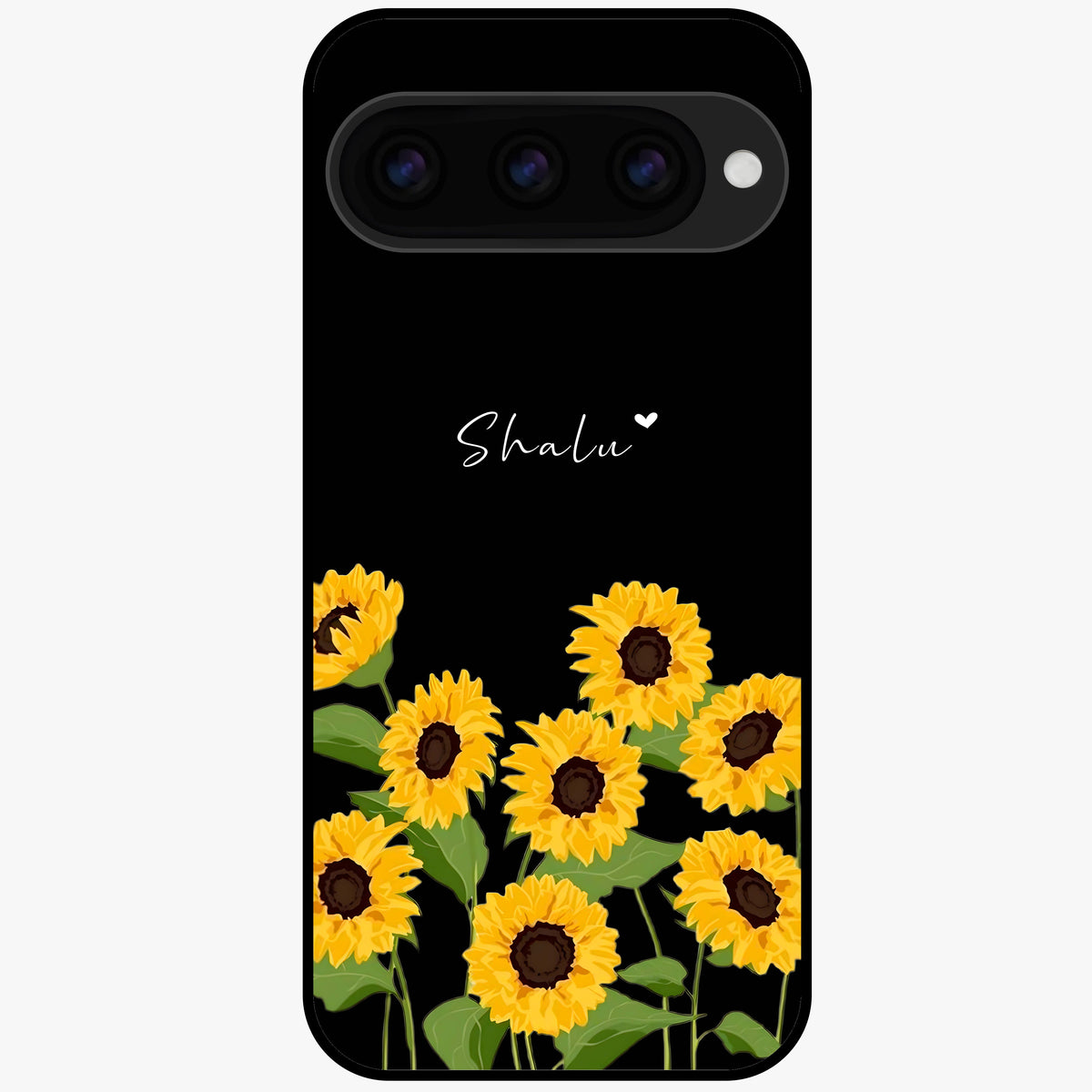  Sunlit Daisy Glow Glass Case For Google Pixel 11 back cover – full design glossy printed glass finish