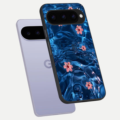  Bloom Thread Art phone case For Google Pixel 11 showing premium glass back cover with detailed artwork