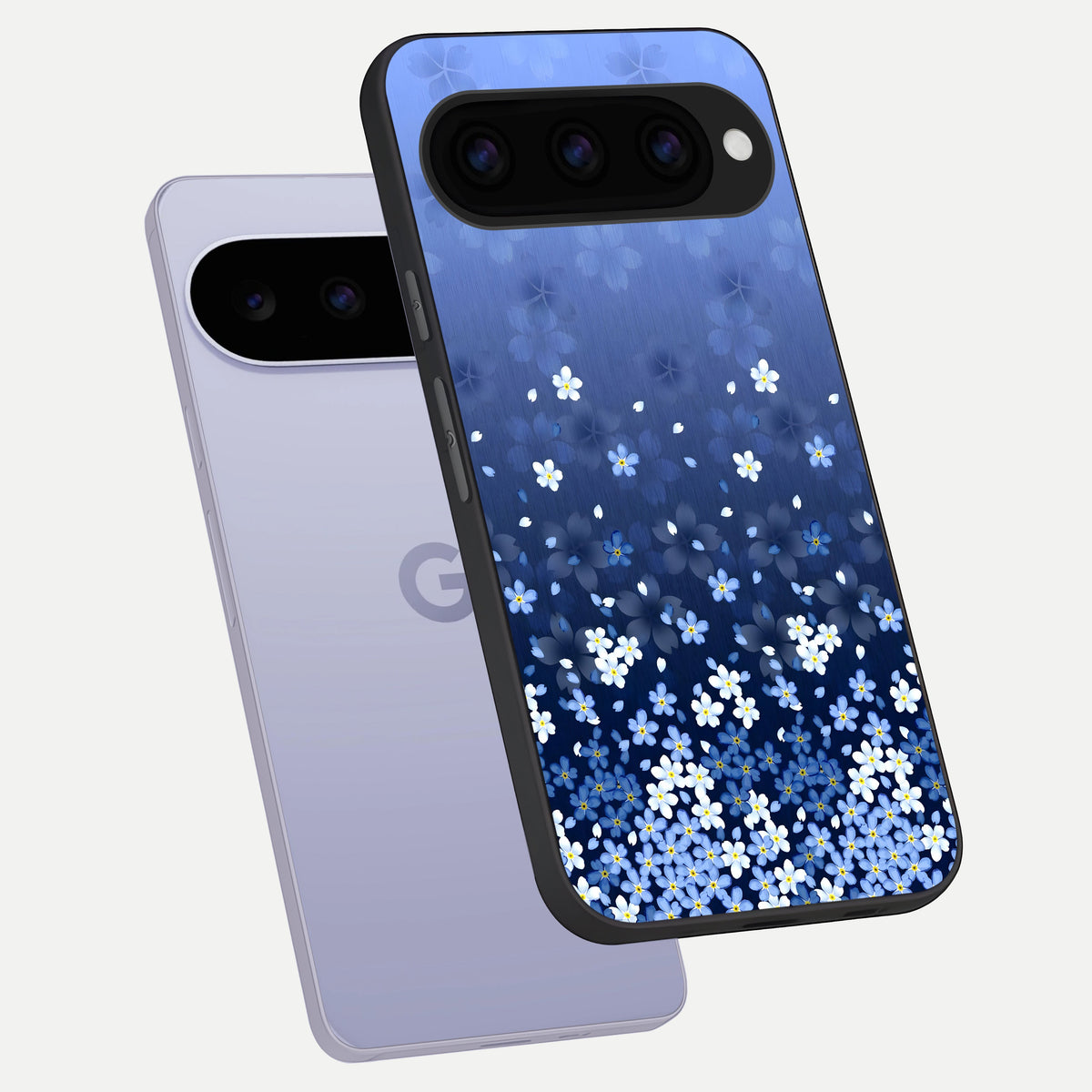  Blue Starry phone case For Google Pixel 11 showing premium glass back cover with detailed artwork