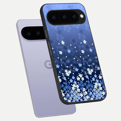  Blue Starry phone case For Google Pixel 11 showing premium glass back cover with detailed artwork