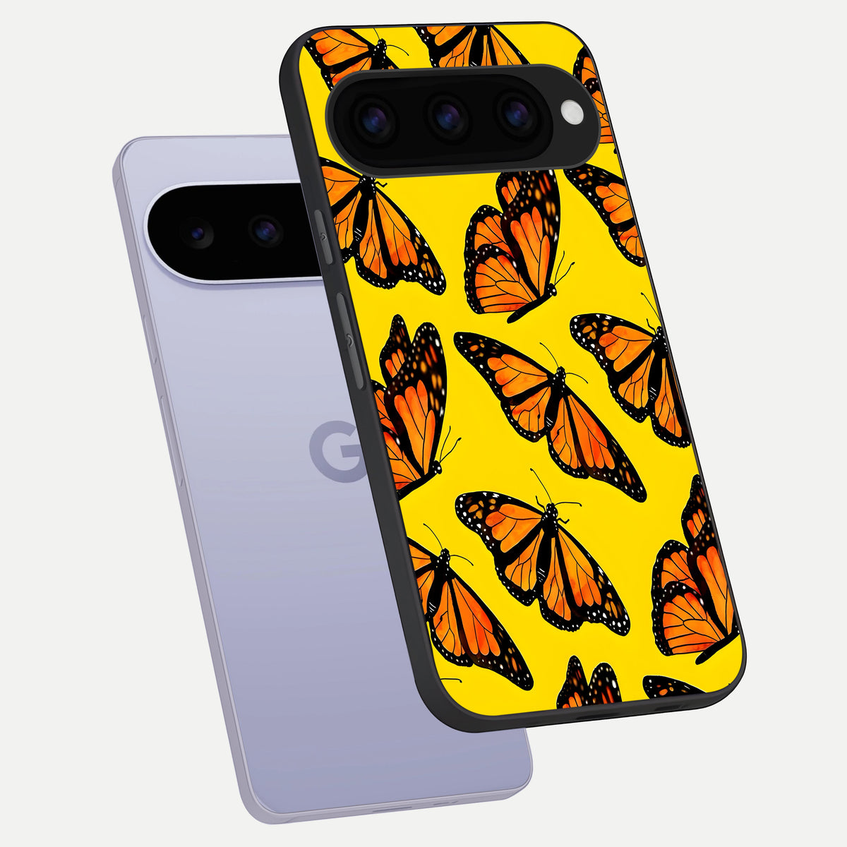  Golden Wing Flight phone case For Google Pixel 11 showing premium glass back cover with detailed artwork
