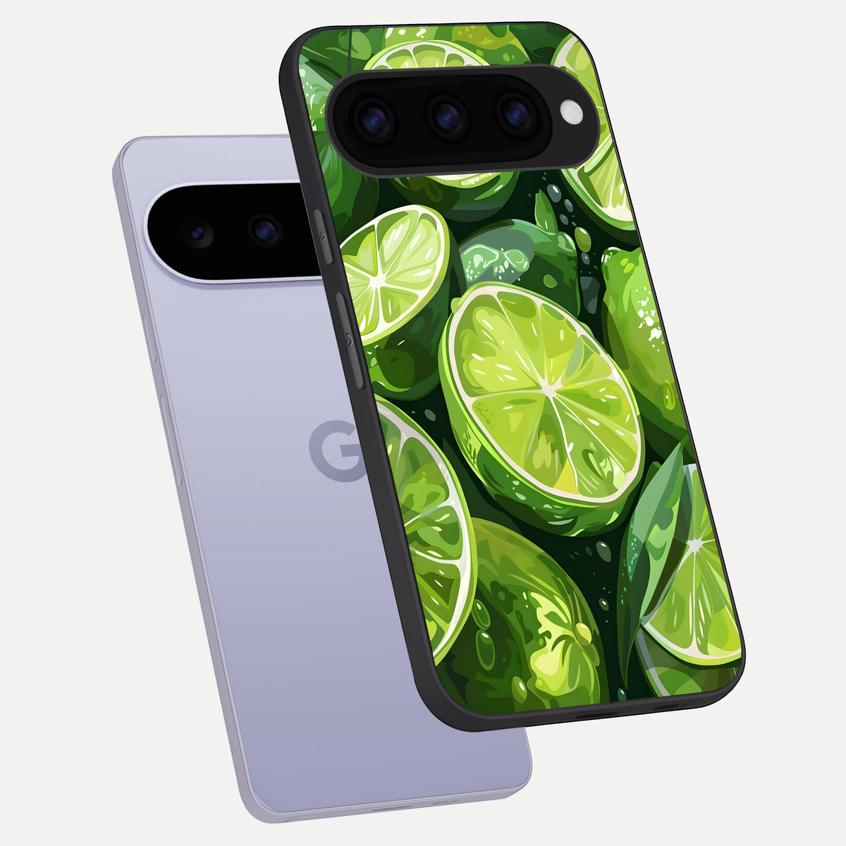  Greenery Sky phone case For Google Pixel 11 showing premium glass back cover with detailed artwork