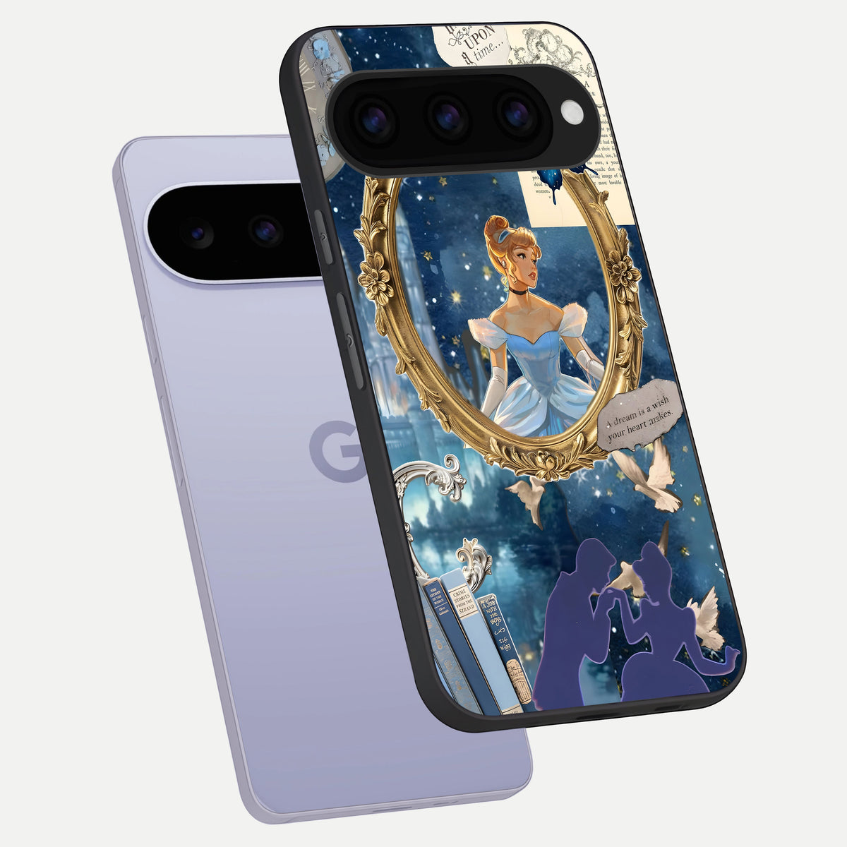  Midnight Queen phone case For Google Pixel 11 showing premium glass back cover with detailed artwork