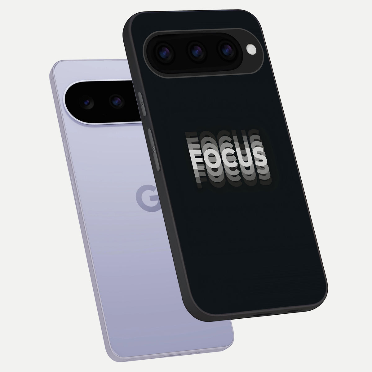  Mono Focus Vision phone case For Google Pixel 11 showing premium glass back cover with detailed artwork
