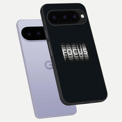  Mono Focus Vision phone case For Google Pixel 11 showing premium glass back cover with detailed artwork
