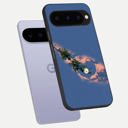  Sky Under Tree phone case For Google Pixel 11 showing premium glass back cover with detailed artwork