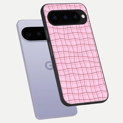  Soft Grid Bliss phone case For Google Pixel 11 showing premium glass back cover with detailed artwork