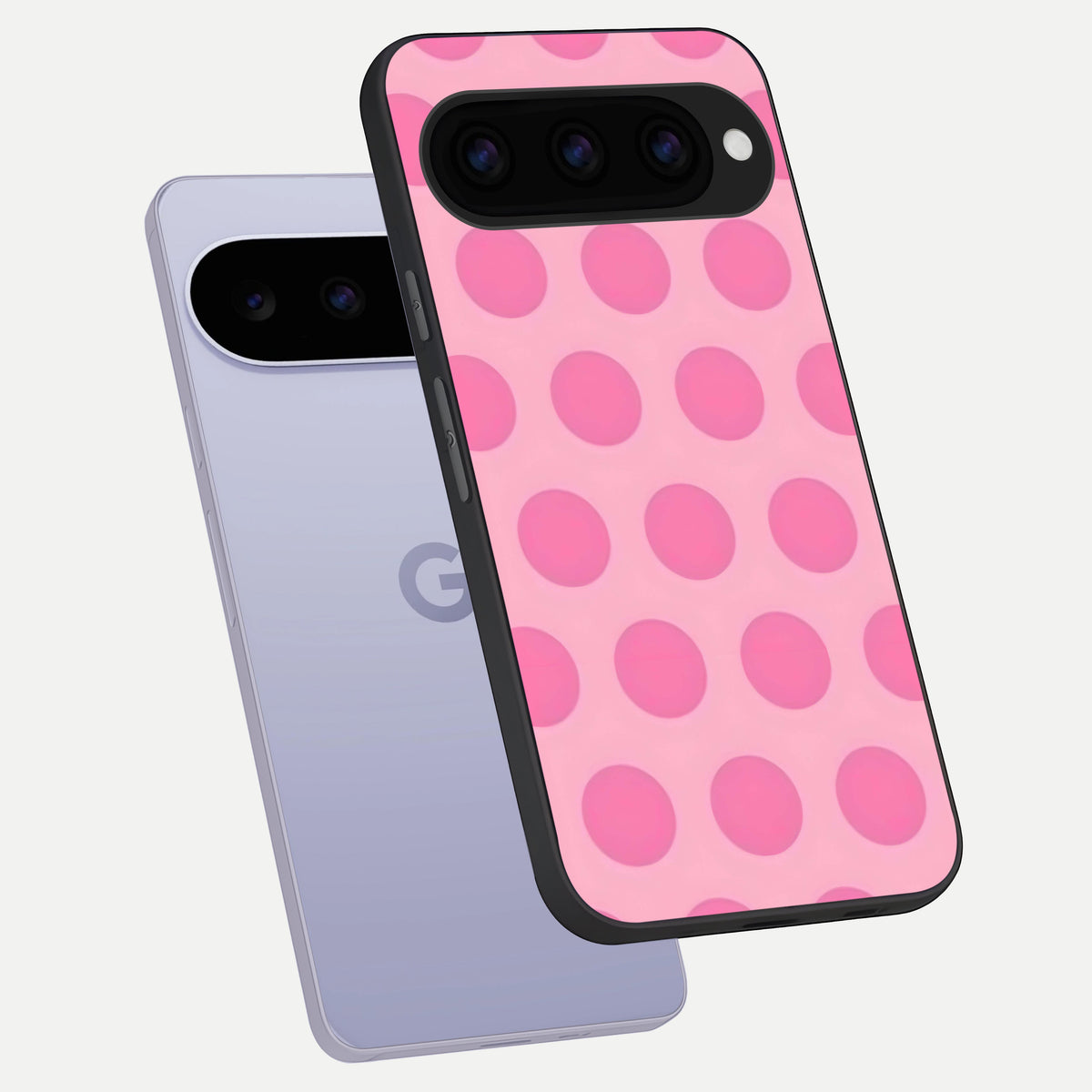  Sweet Dot Dreams phone case For Google Pixel 11 showing premium glass back cover with detailed artwork