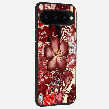 Aesthetic Little Freak back cover For Google Pixel 11 slim fit glass case with vibrant aesthetic design