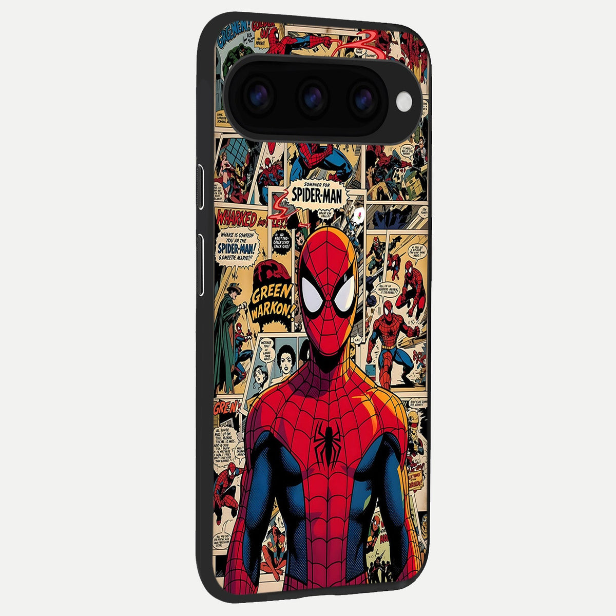  Aesthetic Spider back cover For Google Pixel 11 slim fit glass case with vibrant aesthetic design