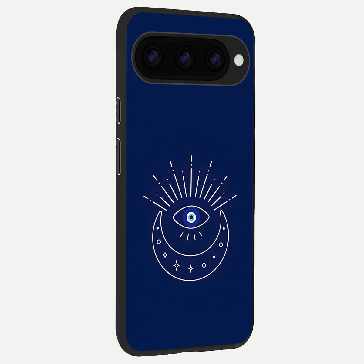  Blue Evil Eye back cover For Google Pixel 11 slim fit glass case with vibrant aesthetic design