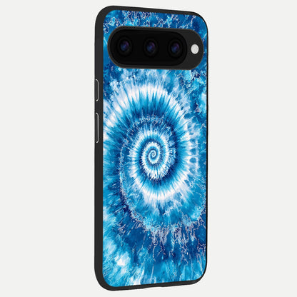  Blue Galaxy Wave back cover For Google Pixel 11 slim fit glass case with vibrant aesthetic design