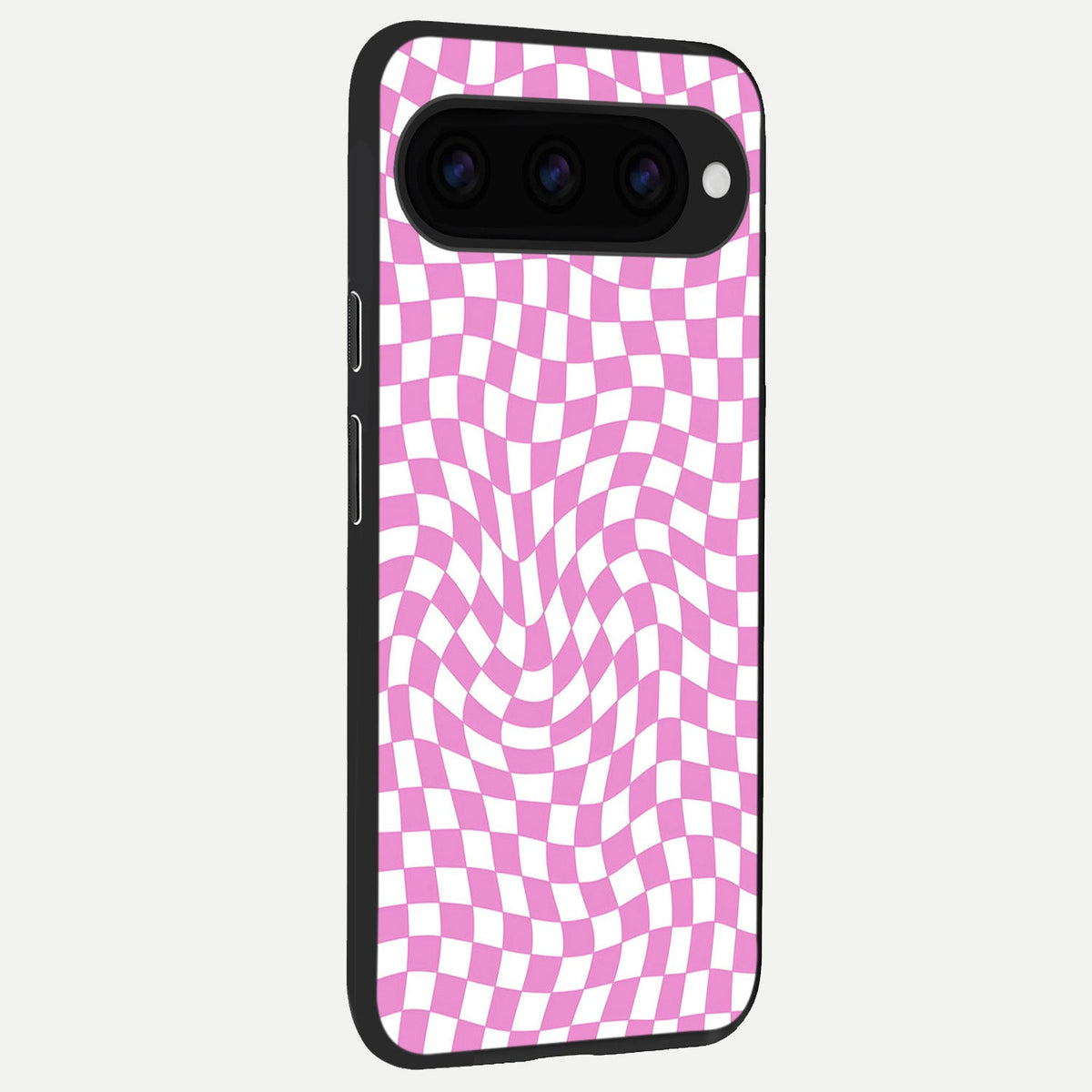  Bubblegum Check Wave back cover For Google Pixel 11 slim fit glass case with vibrant aesthetic design