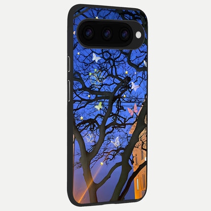 Butterfly Night Magic back cover For Google Pixel 11 slim fit glass case with vibrant aesthetic design