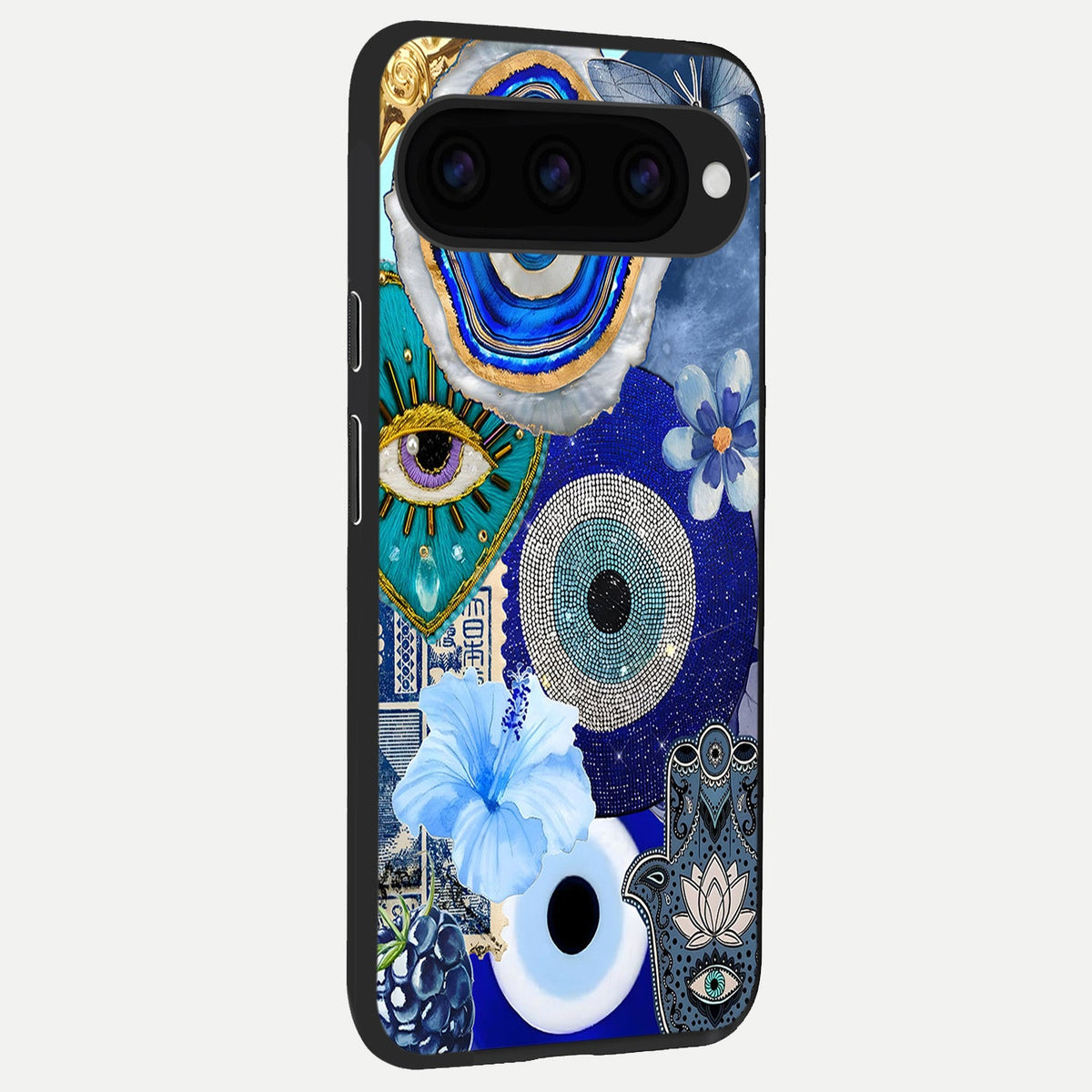  Celestial Blue Vision back cover For Google Pixel 11 slim fit glass case with vibrant aesthetic design