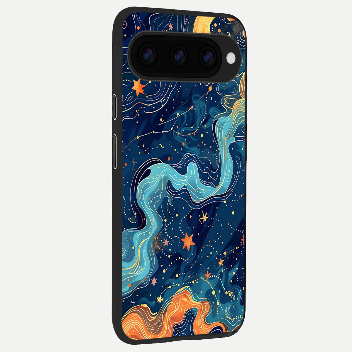  Celestial Dream Flow back cover For Google Pixel 11 slim fit glass case with vibrant aesthetic design