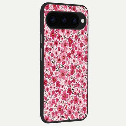  Cherry Blossom Charm back cover For Google Pixel 11 slim fit glass case with vibrant aesthetic design