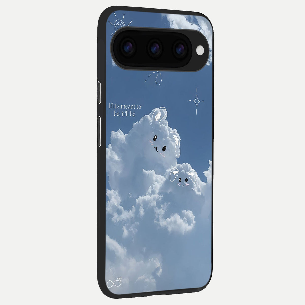  Cloud Bunny Dreams back cover For Google Pixel 11 slim fit glass case with vibrant aesthetic design