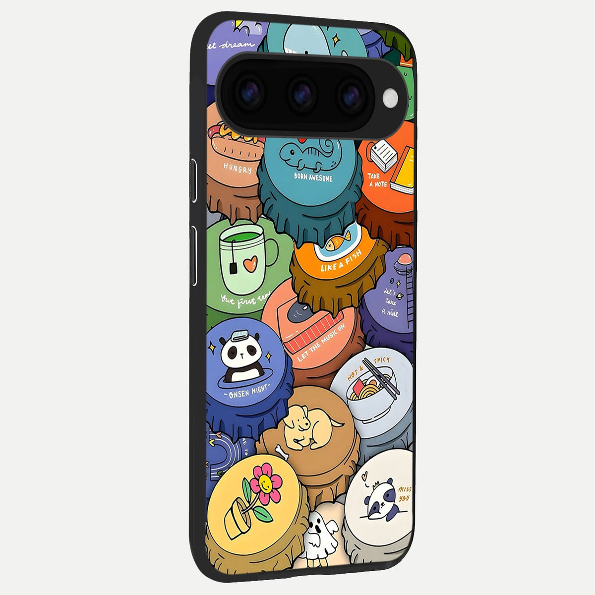  Coins Patterns back cover For Google Pixel 11 slim fit glass case with vibrant aesthetic design