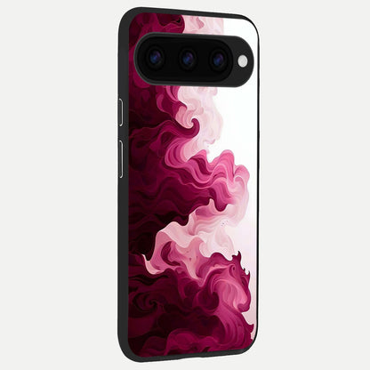  Crimson Wave Flow back cover For Google Pixel 11 slim fit glass case with vibrant aesthetic design