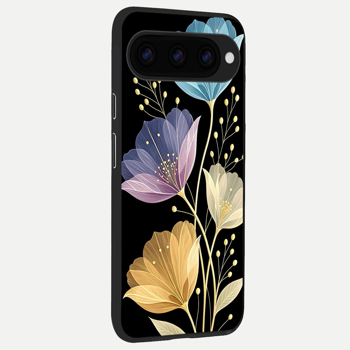  Flower Bloom Glow back cover For Google Pixel 11 slim fit glass case with vibrant aesthetic design