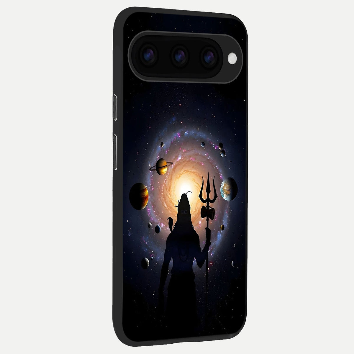  Galactic Shiva Vision back cover For Google Pixel 11 slim fit glass case with vibrant aesthetic design