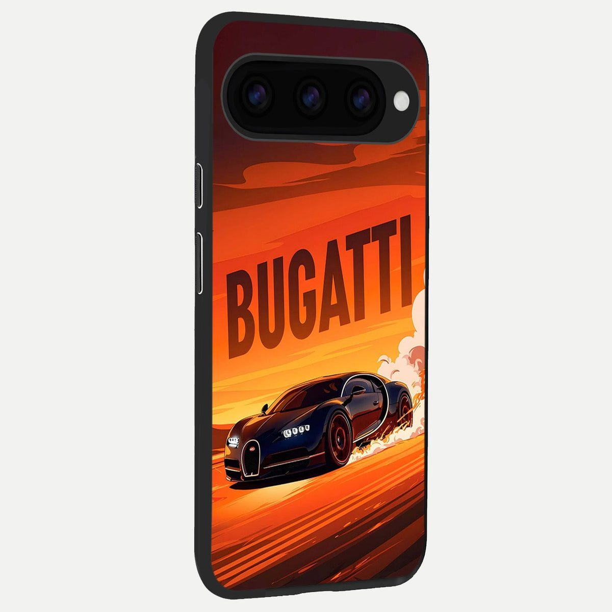  Inferno Bugatti Storm back cover For Google Pixel 11 slim fit glass case with vibrant aesthetic design