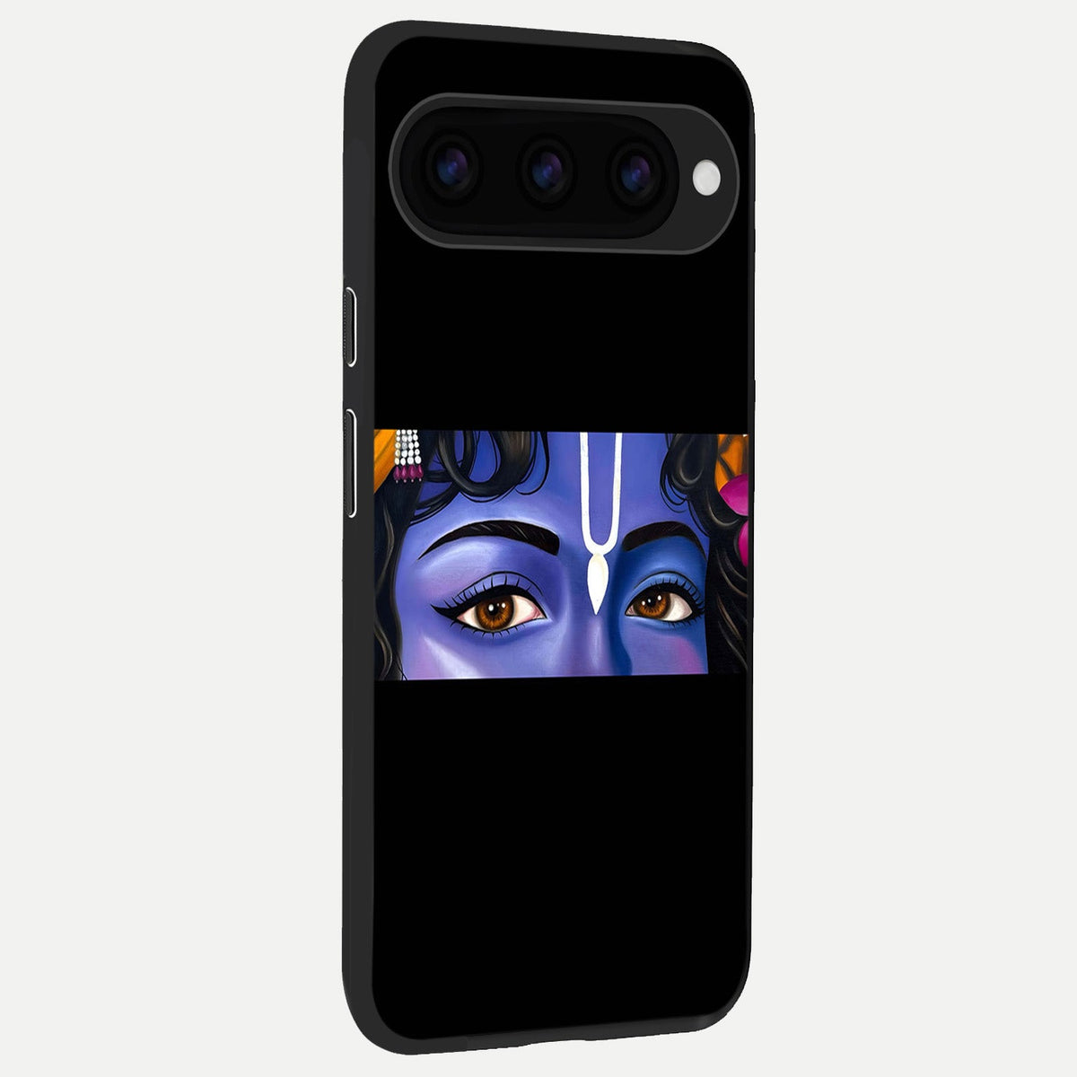  Krishna Eye back cover For Google Pixel 11 slim fit glass case with vibrant aesthetic design