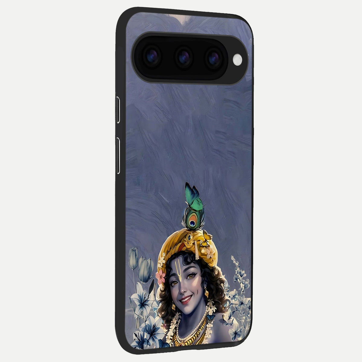  Lord Krishna back cover For Google Pixel 11 slim fit glass case with vibrant aesthetic design