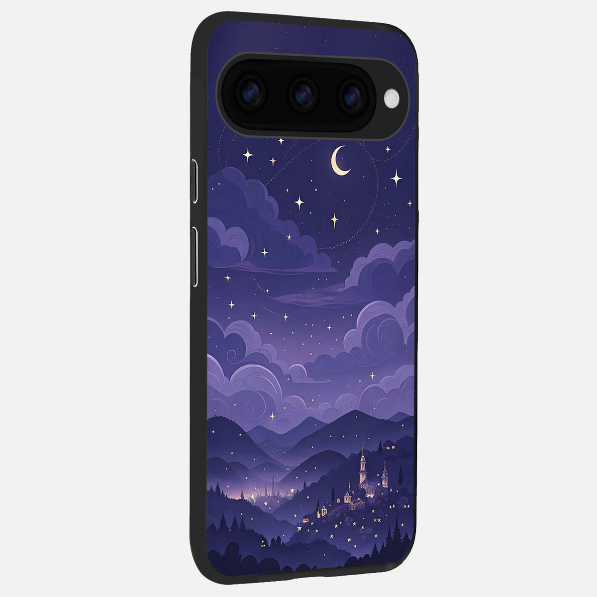  Minimal Night View back cover For Google Pixel 11 slim fit glass case with vibrant aesthetic design