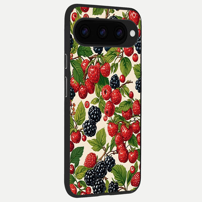  Mixed Berry Collage back cover For Google Pixel 11 slim fit glass case with vibrant aesthetic design