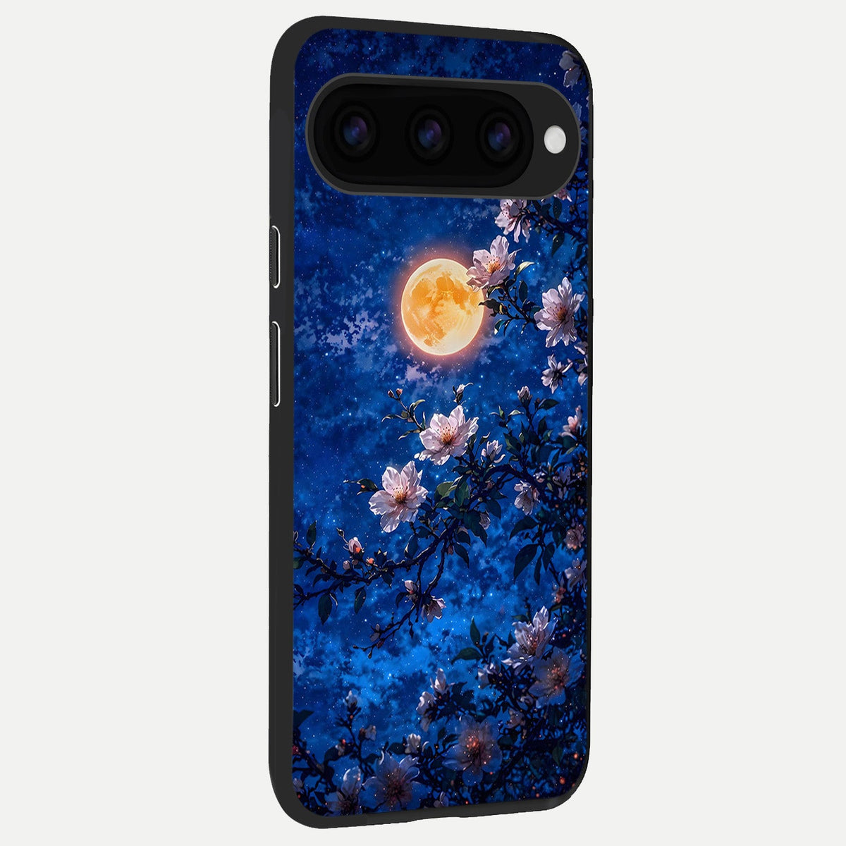  Moonlit Blossoms Night back cover For Google Pixel 11 slim fit glass case with vibrant aesthetic design